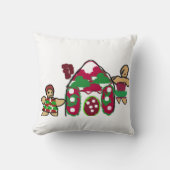 Gingerbread house art fun  クッション (正面)