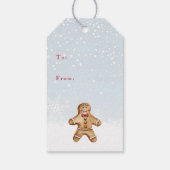 Gingerbread House Christmas ギフトタグ (裏面)