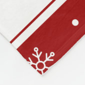 Gingerbread House Christmas フリースブランケット (角)