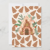 Gingerbread House Christmas Bake Decorating Party 招待状 (正面)