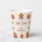 Gingerbread House Christmas Cookie Baby Shower  紙コップ (裏面)
