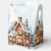 Gingerbread House Christmas Holiday Gift Box フェイバーボックス (オープン)