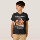 Gingerbread House Construction Crew Cookie Baking  Tシャツ (正面フル)