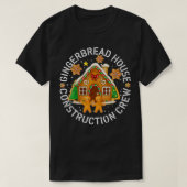 Gingerbread House Construction Crew Decorating Pre Tシャツ (デザイン正面)
