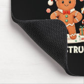 Gingerbread House Construction Crew Kids Men Women マウスパッド (コーナー)