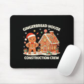 Gingerbread House Construction Crew Kids Men Women マウスパッド (マウス)