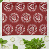 Gingerbread House Decorating Crew Christmas Family キッチンタオル (折り畳み)