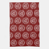 Gingerbread House Decorating Crew Christmas Family キッチンタオル (縦)