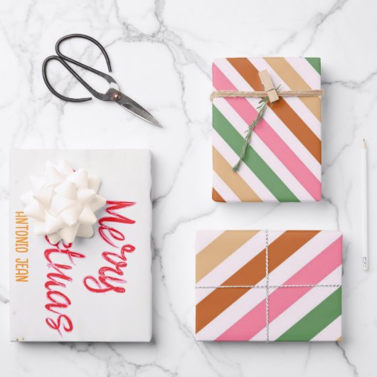 Gingerbread House Decorating Party ラッピングペーパーシート (正面)