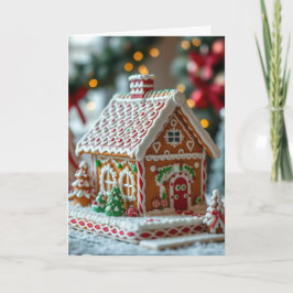 Gingerbread House Folded Holiday Card & Recipe シーズンカード