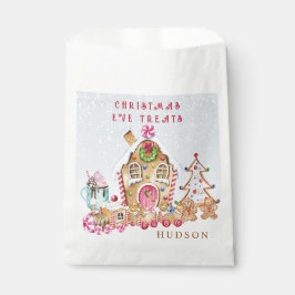 Gingerbread House Gingerbread Boy Girl Favor Bag フェイバーバッグ