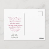 Gingerbread House in Snow Globe Christmas Holiday ポストカード (裏面)