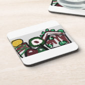 Gingerbread house joy love  コースター (左側)