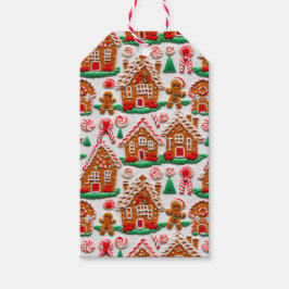 Gingerbread House Needlework Christmas Holidays  ギフトタグ