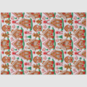 Gingerbread House Needlework Christmas Holidays  薄葉紙 (正面)