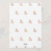 Gingerbread House Ornament Baby Shower Invitation 招待状 (裏面)