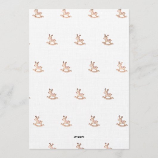 Gingerbread House Ornament Baby Shower Invitation 招待状 (裏面)