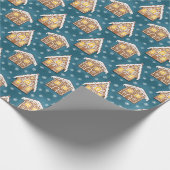 Gingerbread house pattern ラッピングペーパー (角)