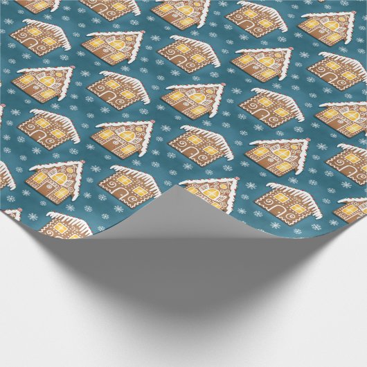 Gingerbread house pattern ラッピングペーパー (角)