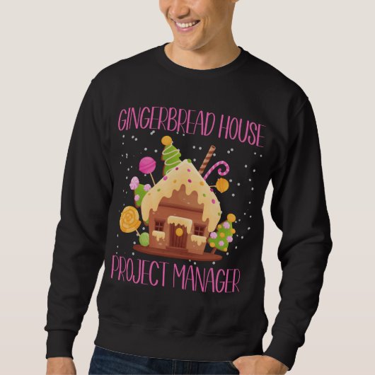 Gingerbread House Project Managerファミリマッチング スウェットシャツ (正面)