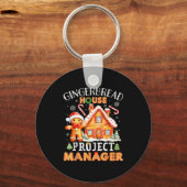 Gingerbread House Project Manager Decorating Bakin キーホルダー (正面)