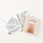 Gingerbread House Recipe Notebook ノートブック (内部)