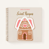 Gingerbread House Recipe Notebook ノートブック (正面)