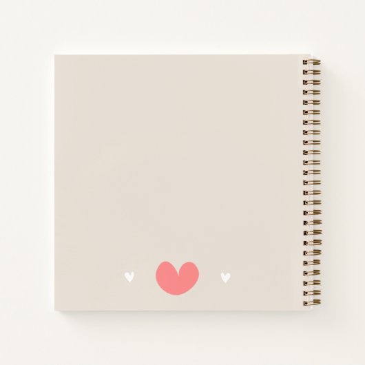 Gingerbread House Recipe Notebook ノートブック (裏面)