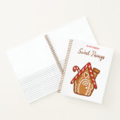 Gingerbread House Recipe Notebook ノートブック (内部)