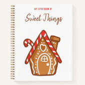 Gingerbread House Recipe Notebook ノートブック (正面)