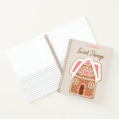 Gingerbread House Recipe Notebook ノートブック (内部)