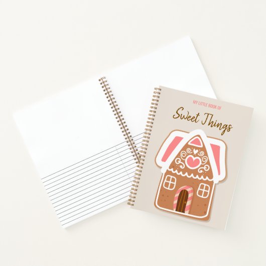 Gingerbread House Recipe Notebook ノートブック (内部)