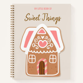 Gingerbread House Recipe Notebook ノートブック