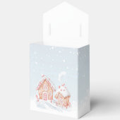 Gingerbread House Santa Elf's Christmas Favor Box フェイバーボックス (見開き)