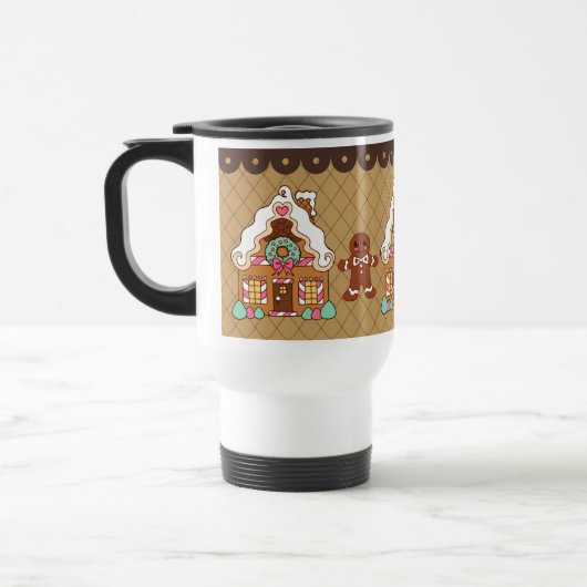 Gingerbread House Travel Mug トラベルマグ (左)