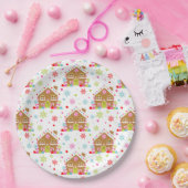 Gingerbread House – Whimsical Christmas Design ペーパープレート (パーティー)