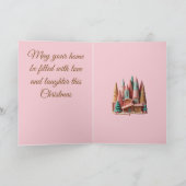 Gingerbread Houses Kitsch Germanic Christmas カード (内部)