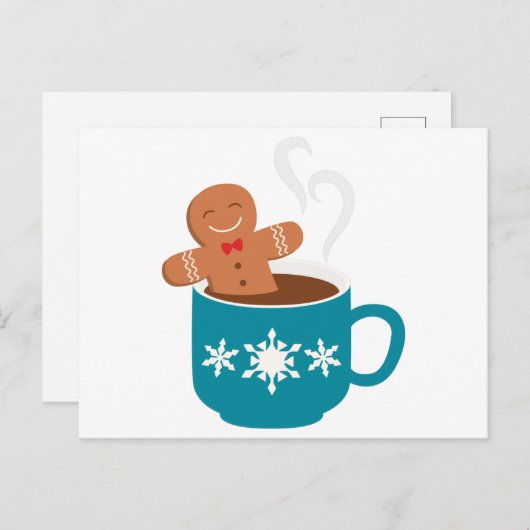 Gingerbread in Cup ポストカード (正面/裏面)