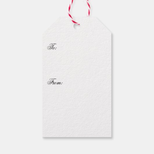 Gingerbread Joy ギフトタグ (裏面)