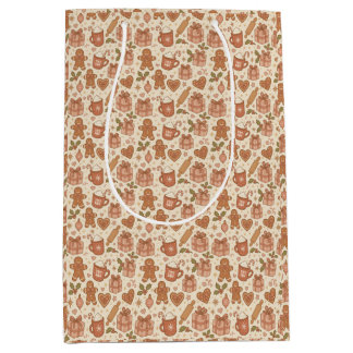 Gingerbread Joy ミディアムペーパーバッグ