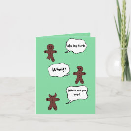 Gingerbread kerst カード