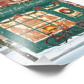 Gingerbread Lane Bakeshop Illustration Posters フォトプリント (角)