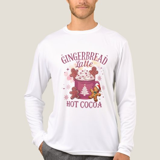 Gingerbread latte hot cocoa christmas トライブレンドＴシャツ (正面)