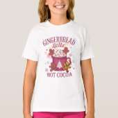 Gingerbread latte hot cocoa christmas tシャツ (正面)