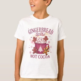 Gingerbread latte hot cocoa christmas tシャツ