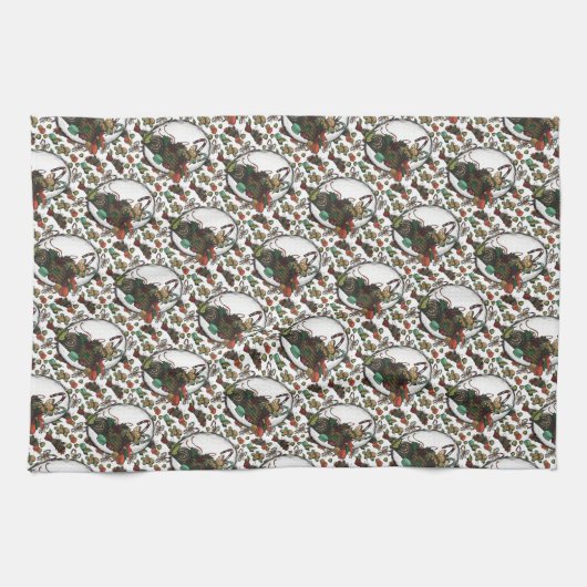 Gingerbread Man キッチンタオル (横)