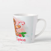 Gingerbread Man and Candy Cane Christmas Mug カフェラテマグ (右)