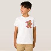GingerBread man, candy camera, Pixel Art  Tシャツ (正面フル)