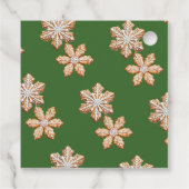 Gingerbread Man | Christmas Baby Shower  フェイバータグ (裏面)