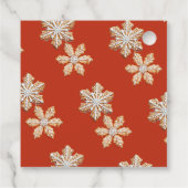 Gingerbread Man | Christmas Baby Shower  フェイバータグ (裏面)